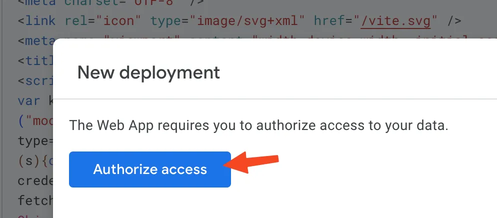 authorize access