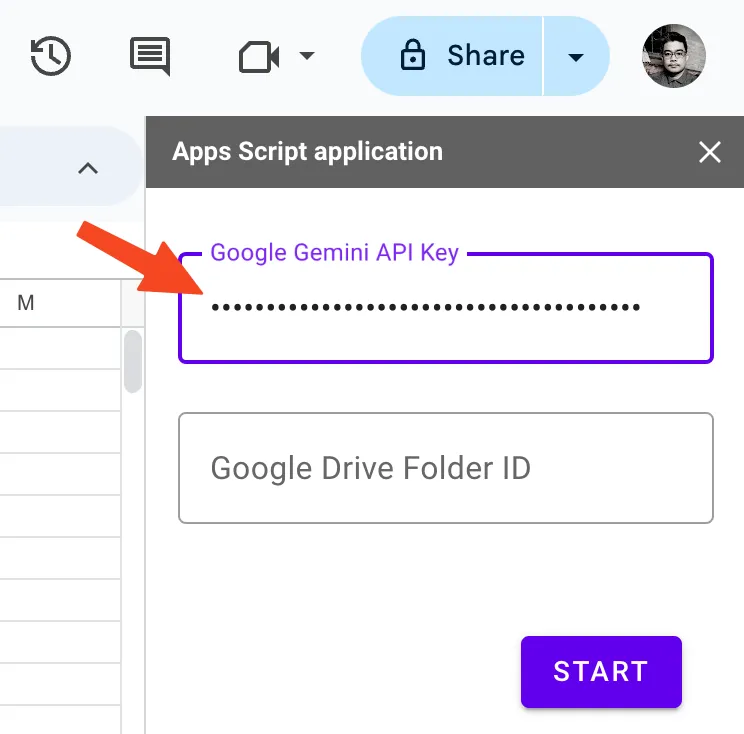 paste api key