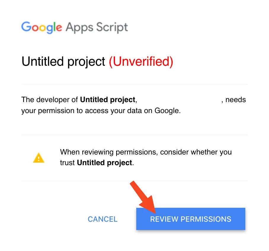 review permissions