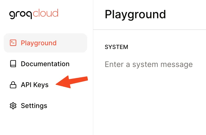 groq cloud api keys