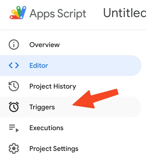 apps script. triggers