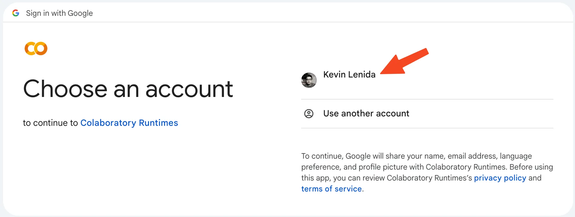 google account login